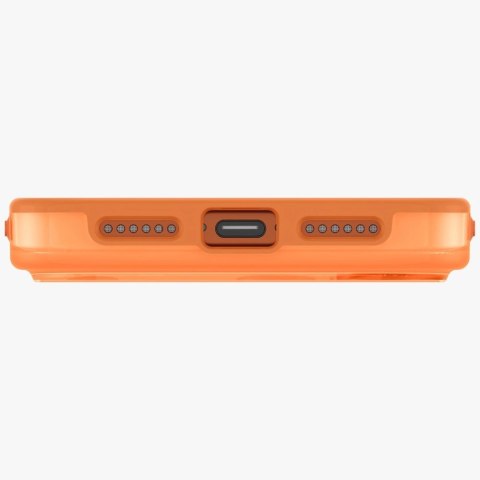 Etui UNIQ Clario Magclick Charging na iPhone 17 Pro Max - pomarańczowe
