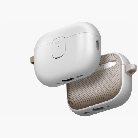 Etui UNIQ Clyde na AirPods Pro 3 gen - szaro-beżowy