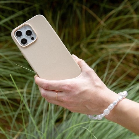 Sznurek UNIQ Coehl Perla Handstrap uniwersalny na telefonu - biały