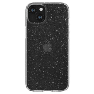 Etui Spigen Liquid Crystal na iPhone 15 - przezroczysto-brokatowe