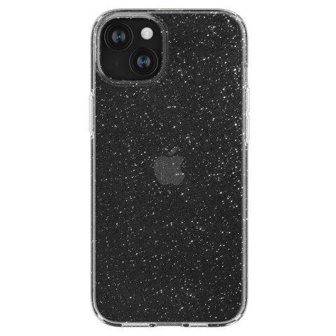 Etui Spigen Liquid Crystal na iPhone 15 - przezroczysto-brokatowe