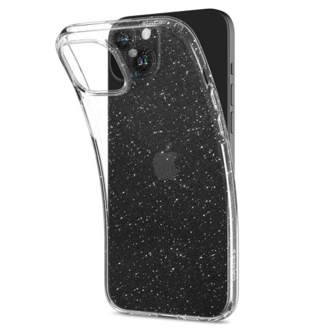 Etui Spigen Liquid Crystal na iPhone 15 - przezroczysto-brokatowe