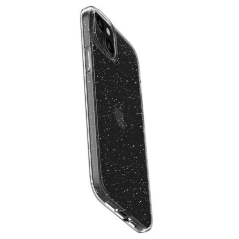 Etui Spigen Liquid Crystal na iPhone 15 - przezroczysto-brokatowe