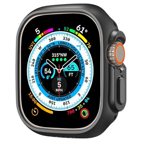 Etui Spigen Thin Fit na Apple Watch Ultra (49 mm) - czarne
