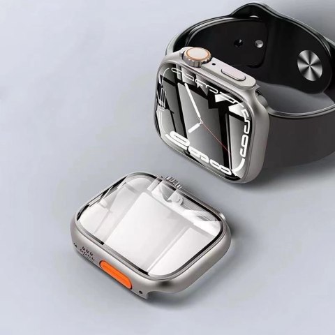 Etui Tech-Protect Defense360 na Apple Watch 4 / 5 / 6 / SE (44mm) - czarno-pomarańczowy