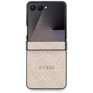Etui Guess 4G Classic MagSafe na Samsung Galaxy Z Flip 7 - różowe
