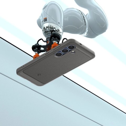 Etui Spigen Rugged Armor Mag MagSafe na Samsung Galaxy S25 - szare