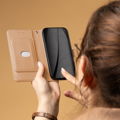 Etui Smart Triangle do Xiaomi Redmi 15C 4G EU / 15C 5G EU (173.16 x 81.06 x 8.2 mm) brązowe