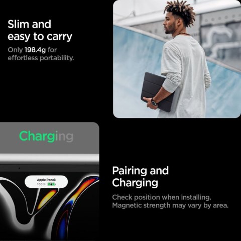 SPIGEN LIQUID AIR FOLIO IPAD PRO 11" 5 / 6 2024-2025 BLACK