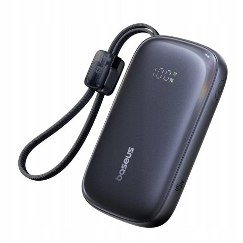 Baseus Powerbank EnerFill FC21 Qpow 3 Ultra 20000mAh 22.5W z wyświetlaczem z dołączonym kablem czarny