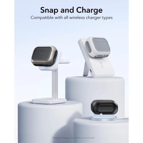 Etui ESR Orbit HaloLock MagSafe na AirPods Pro 3 - białe