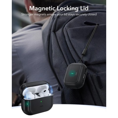 Etui ESR Orbit HaloLock MagSafe na AirPods Pro 3 - czarne