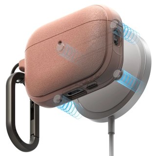 Etui Ringke Onyx Magnetic MagSafe na AirPods Pro 3 - różowe