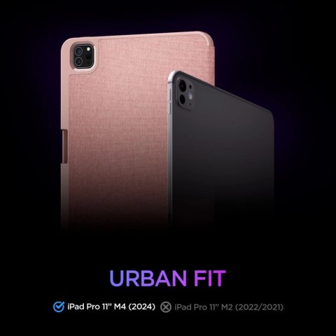 Etui Spigen Urban Fit na iPad Pro 11" 5 / 6 / 2024-2025 - różowe