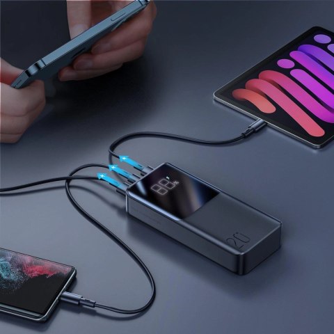 Joyroom powerbank 20000mAh 22.5W PD QC3.0 AFC czarny (JR-QP192)