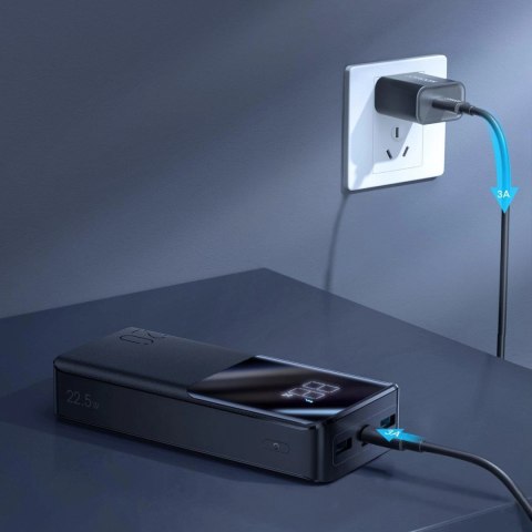Joyroom powerbank 20000mAh 22.5W PD QC3.0 AFC czarny (JR-QP192)