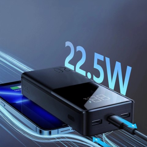 Joyroom powerbank 20000mAh 22.5W PD QC3.0 AFC czarny (JR-QP192)