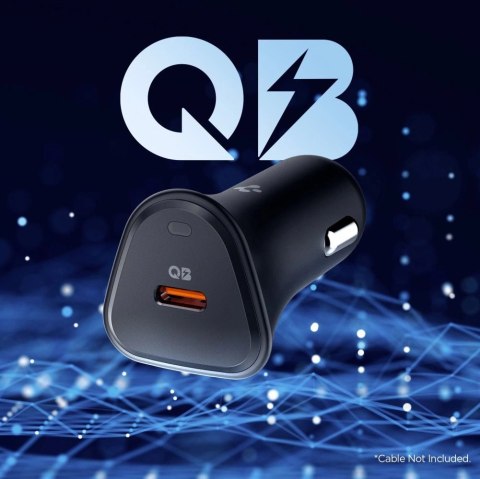 Ładowarka samochodowa Spigen Essential EV301 30 W - czarna