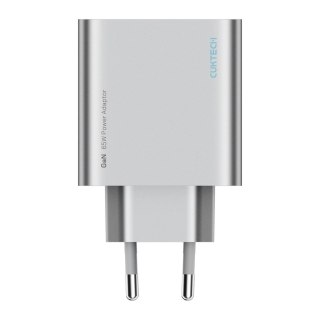 Ładowarka sieciowa Cuktech 65W GaN 2xUSB-C 1xUSB-A - szara
