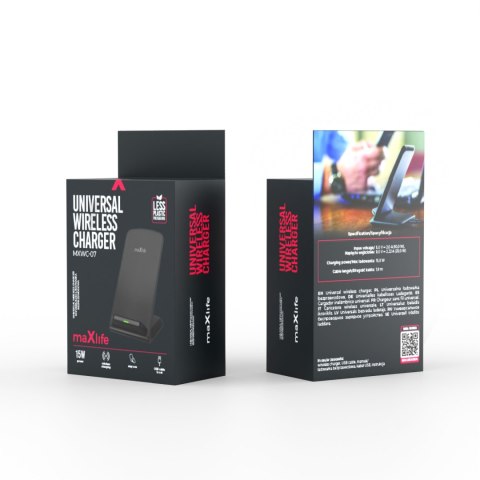 Maxlife ładowarka bezprzewodowa MXWC-07 15W czarna