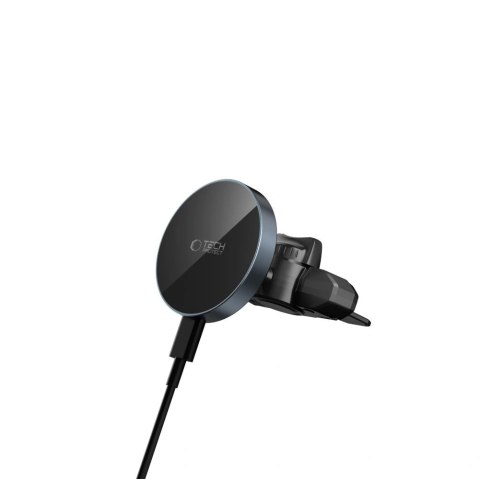 Uchwyt Samochodowy Tech-Protect mm15W-V5 Magnetic MagSafe na kratkę nawiewu / slot CD - czarny