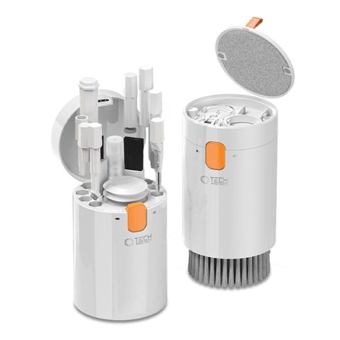 Wielofunkcyjny zestaw czyszczący Tech-Protect 20w1 do telefonu, tableta, laptopa i słuchawek - biały