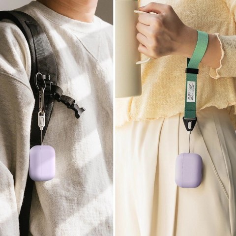 Etui Ringke Silicone na AirPods Pro 3 - fioletowe