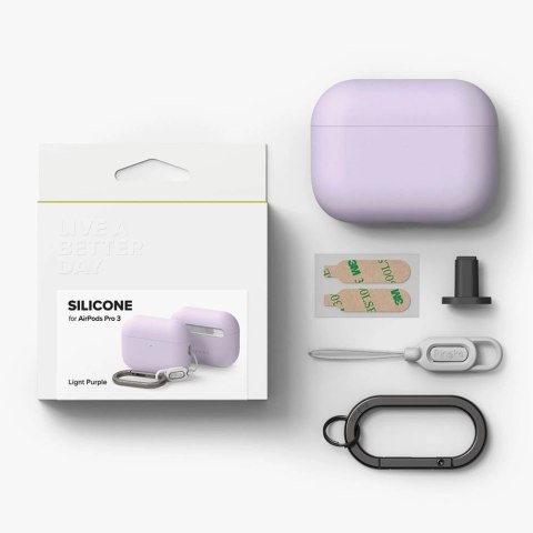 Etui Ringke Silicone na AirPods Pro 3 - fioletowe