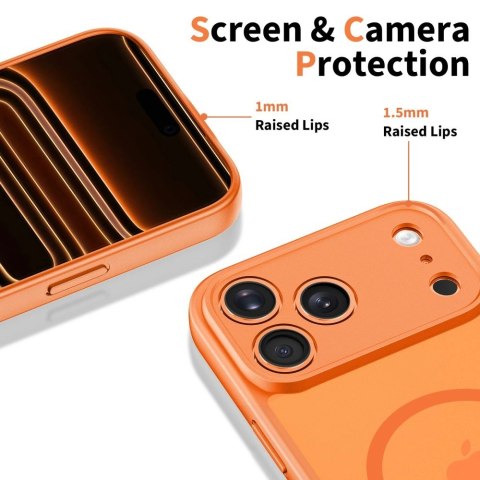 Etui Tech-Protect BasicMag MagSafe na iPhone 17 Pro - pomarańczowe