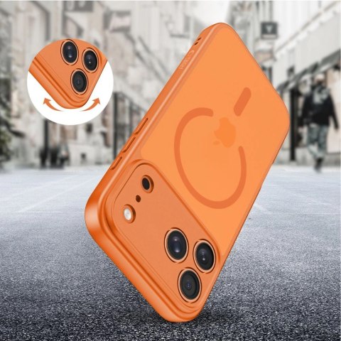 Etui Tech-Protect BasicMag MagSafe na iPhone 17 Pro - pomarańczowe