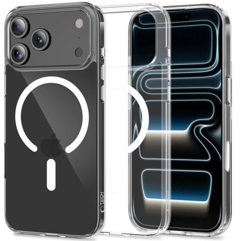 Etui Tech-Protect Flexair Hybrid CC MagSafe na iPhone 17 Pro - przezroczyste