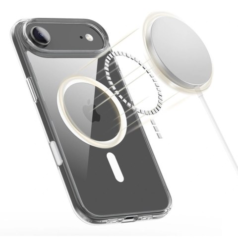 Etui Tech-Protect Flexair Hybrid CC MagSafe na iPhone Air - przezroczyste
