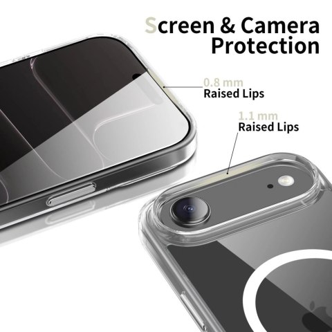 Etui Tech-Protect Flexair Hybrid CC MagSafe na iPhone Air - przezroczyste