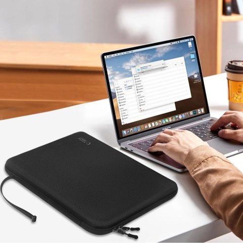 Etui Tech-Protect Hardpouch na laptopa 13-14 - czarne