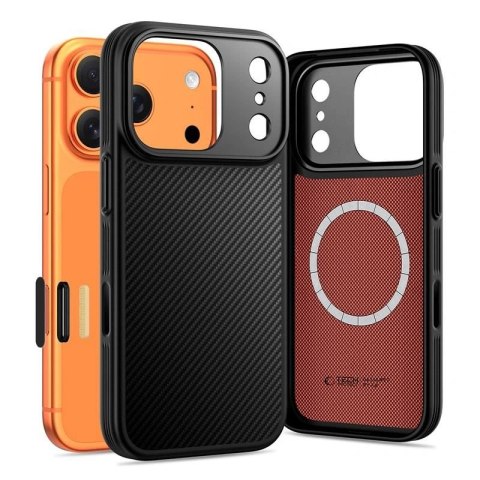 Etui Tech-Protect Kevlar Aramid MagSafe na iPhone 17 Pro Max - czarne