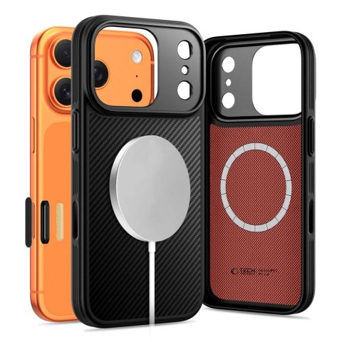 Etui Tech-Protect Kevlar Aramid MagSafe na iPhone 17 Pro Max - czarne