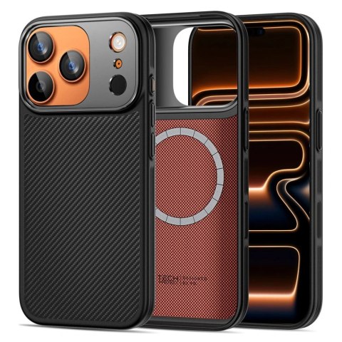 Etui Tech-Protect Kevlar Aramid MagSafe na iPhone 17 Pro Max - czarne