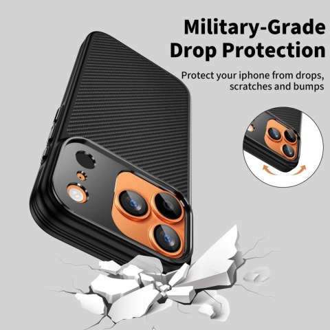 Etui Tech-Protect Kevlar Aramid MagSafe na iPhone 17 Pro Max - czarne