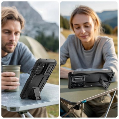 Etui Tech-Protect Kevlar Cam+ na Samsung Galaxy A17 4G / 5G - czarne