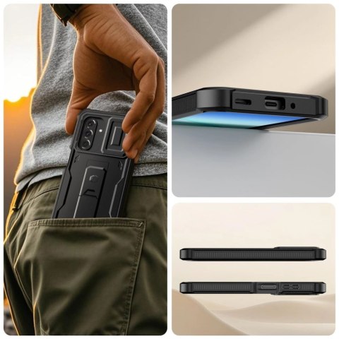 Etui Tech-Protect Kevlar Cam+ na Samsung Galaxy A17 4G / 5G - czarne