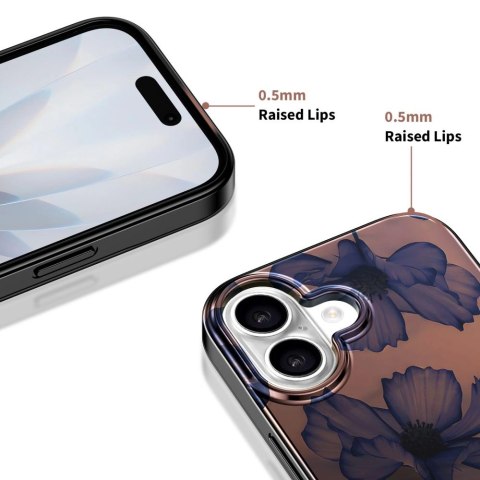 Etui Tech-Protect Lamano MagSafe na iPhone 17 - brązowo-fioletowe
