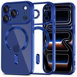 Etui Tech-Protect MagFlex MagSafe na iPhone 17 Pro - przezroczysto-granatowe