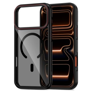 Etui Tech-Protect MagHybrid MagSafe na iPhone 17 Pro Max - czarno-czerwone