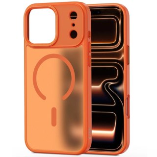 Etui Tech-Protect MagMat MagSafe na iPhone 17 Pro Max - pomarańczowe