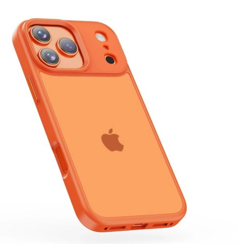 Etui Tech-Protect MagMat na iPhone 17 Pro - pomarańczowo-matowe