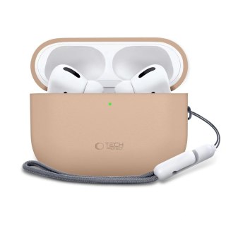 Etui Tech-Protect Silicone na AirPods Pro 3 - beżowe