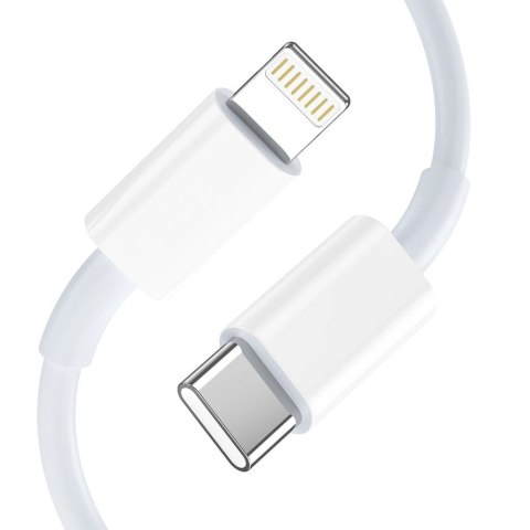 Ładowarka sieciowa Tech-Protect NC20W z kablem USB-C / Lighting 100 cm - biała