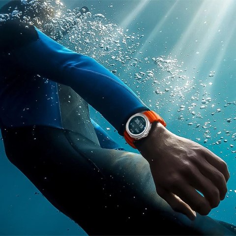 Pasek Spigen WBS2 na Samsung Galaxy Watch 40 / 44 / 46 mm - pomarańczowy