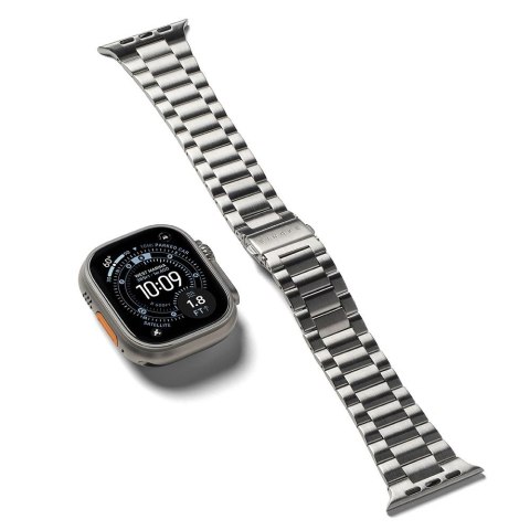 Bransoleta Ringke Metal One Air na Apple Watch 8 / 9 / 10 / 11 / SE / Ultra (44 / 45 / 46 / 49 mm) - srebrna