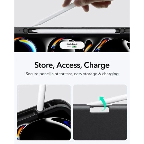 Etui ESR Flip Hybrid na iPad Pro 11" 5 / 6 / 2024-2025 - czarne